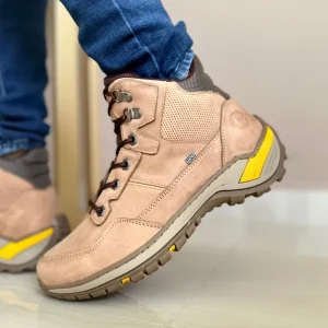 BOTA PARA HOMBRE EN CUERO CREMA REF: BOLZANO 3280