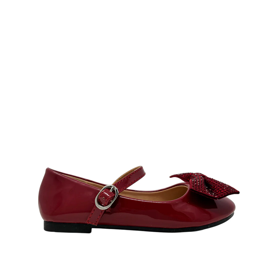 Ballerinas Valentina color burgundy - Imagen 2