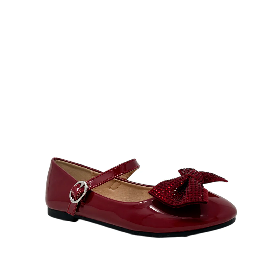Ballerinas Valentina color burgundy - Imagen 3