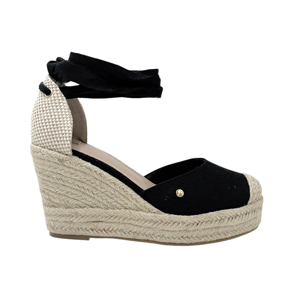 Alpargatas Gypsy para mujer color negro - Imagen 2