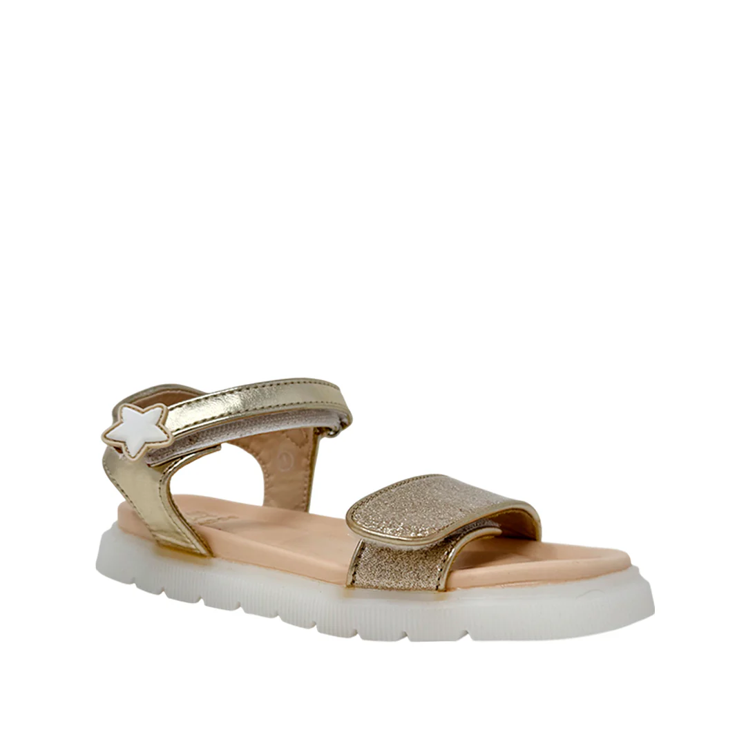 Sandalias Terra para niña color dorado - Imagen 3