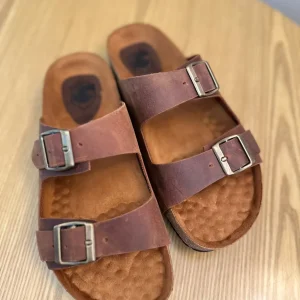 SANDALIAS PARA HOMBRE EN CUERO RUSTICO CATALUÑA REF: 55 FARID