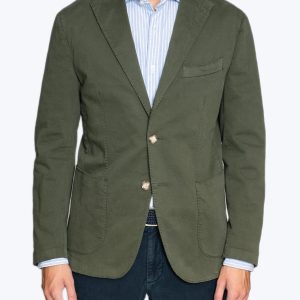 BLAZER VERDE OSCURO DE ALGODÓN JERRY KEY