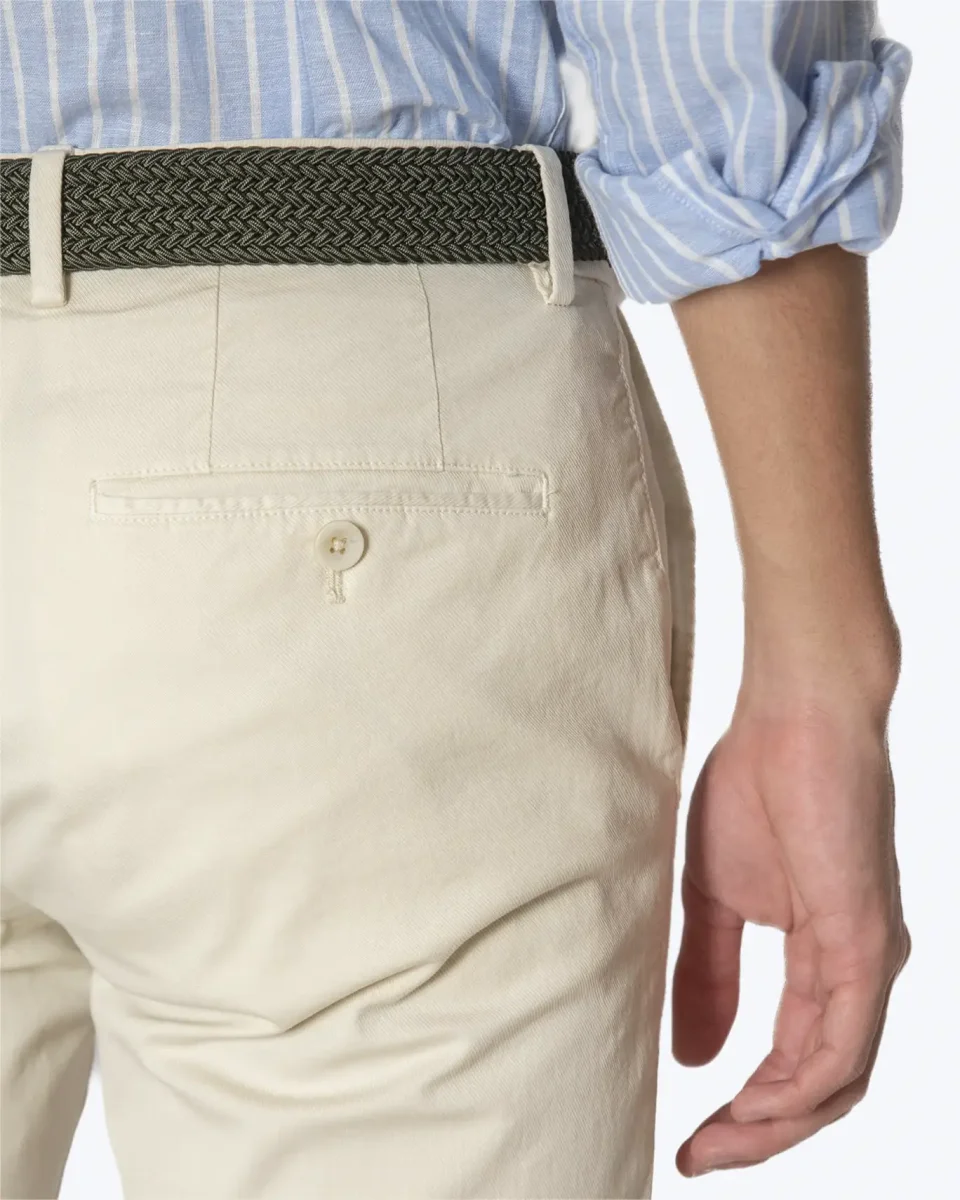 PANTALÓN CHINO CREMA FEDERICO SLIM GTA - Imagen 5