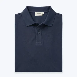 POLO DE PIQUÉ MANGA CORTA NAVY ALTEA
