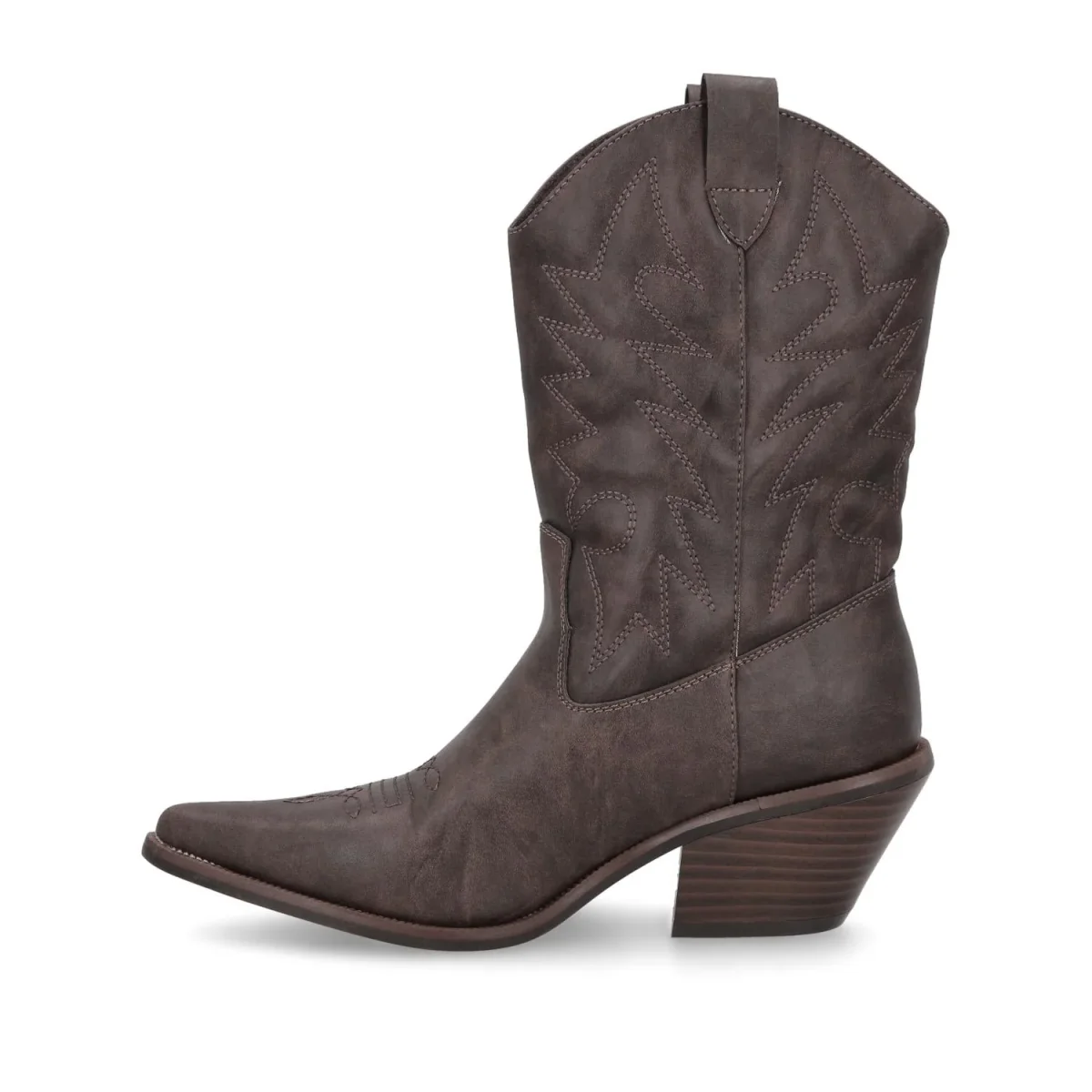 Bota Texana Café Mujer 33751 - Imagen 4