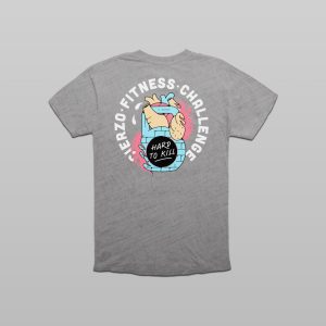Camiseta Cierzo Fitness Challenge gris hombre