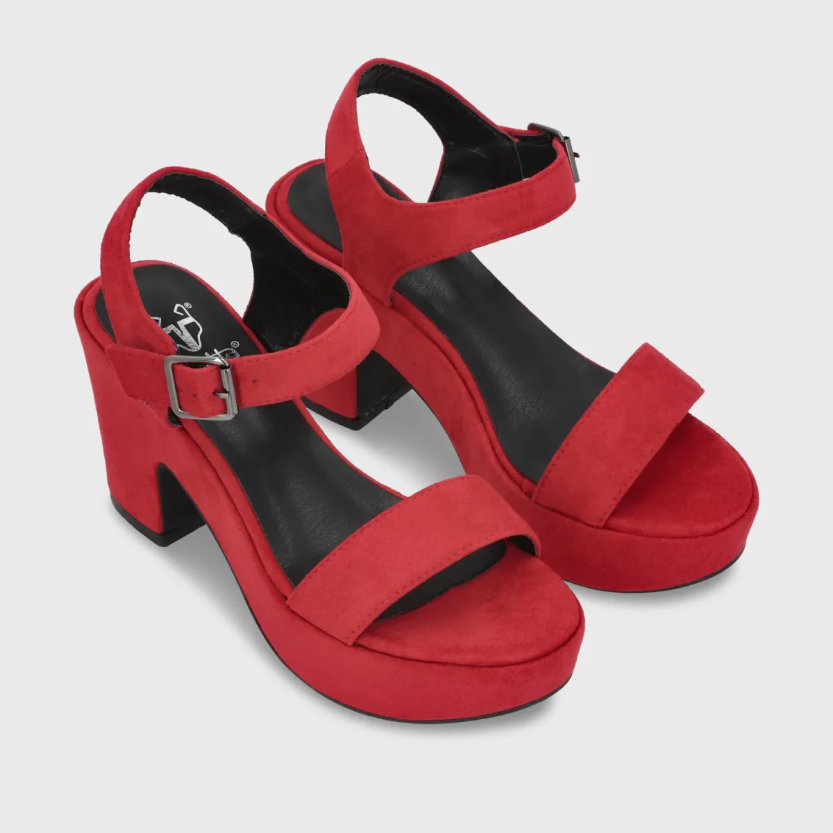 Sandalia Plataforma Roja Mujer C5473 - Imagen 6