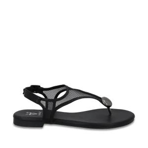 Sandalia Negra Mujer 64122