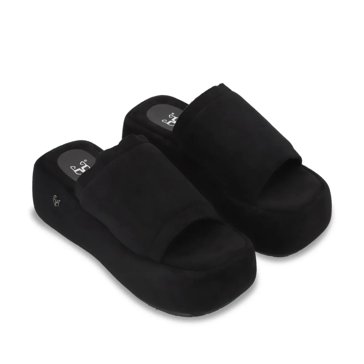 Sandalia Plataforma Negro Mujer 55960 - Imagen 4